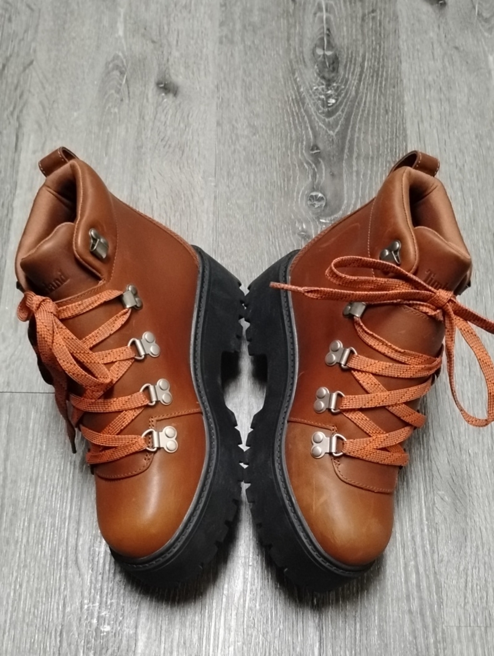 Timberland Stone Street Mid Lace Up Platform Boots W7.5 - Picture 5 of 13